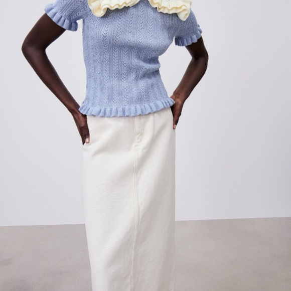 Zara knitted top blouse - Picture 10 of 12